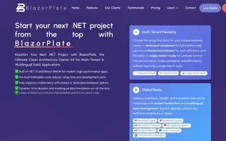 BlazorPlate screenshot