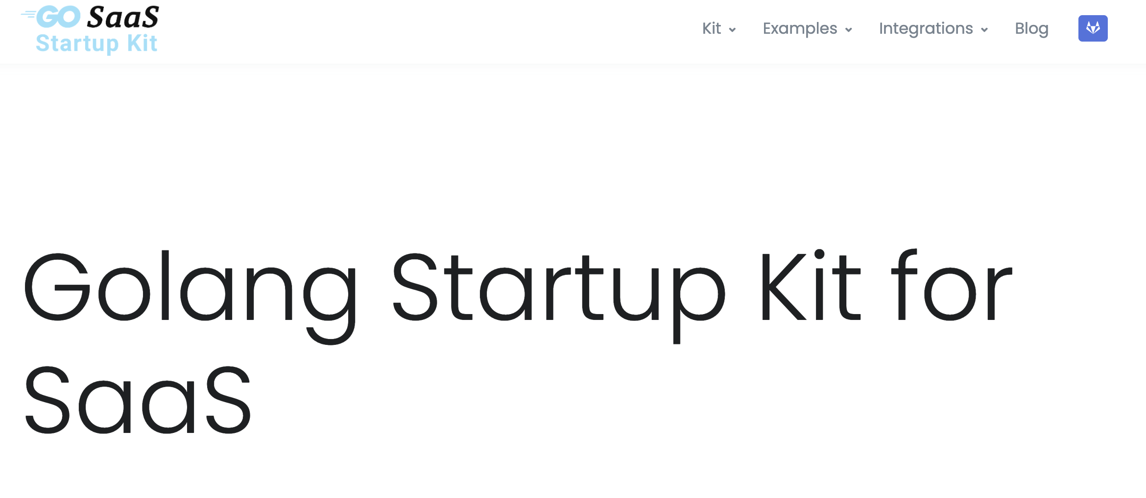 Golang SaaS Startup Kit