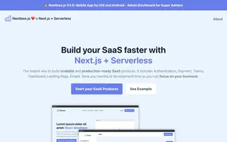 Nextless.js screenshot