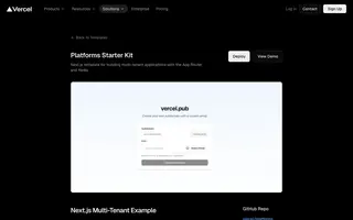 Platforms Starter Kit screenshot