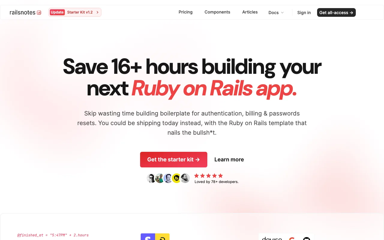 Ruby on Rails Starter Kit