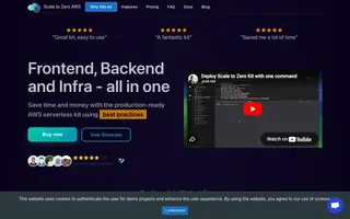 Scale To Zero AWS screenshot
