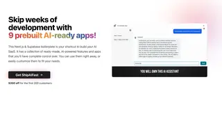 ShipAIFast screenshot