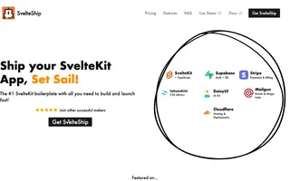 SvelteShip screenshot